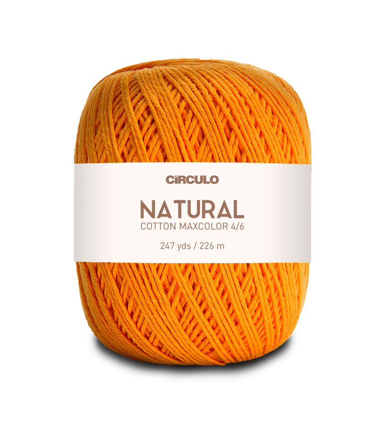 Circulo Natural Cotton Maxcolor (Barroco) 4/6 100% Cotton Yarn for Crochet and Knitting, 226m/200g - Leo Hobby Marketplace