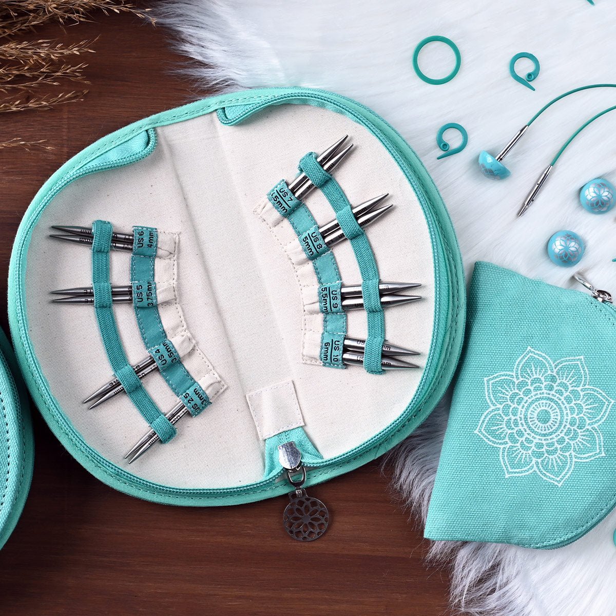 KnitPro Mindful Collection – Generosity Set | 5cm Interchangeable Lace Needle Tips 36314 - Leo Hobby Marketplace