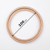 Nurge polished beech hoop with depth, no screws.