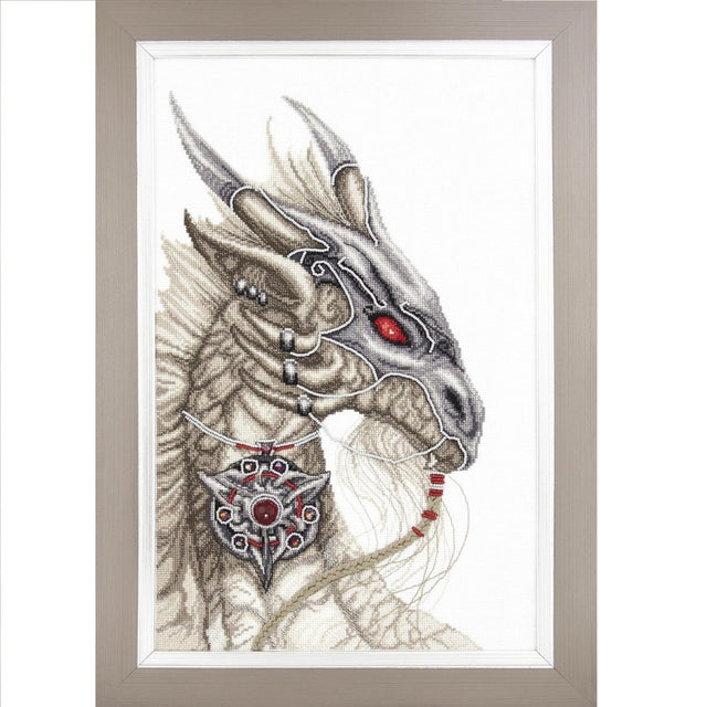Guardian of Treasure cross stitch kit by Charivna Mit.