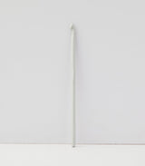 KnitPro Grey Aluminium Hook, single-ended and lightweight."