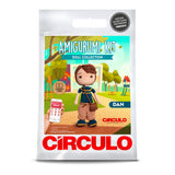 Circulo Amigurumi Kit for Dan with yarn and instructions.