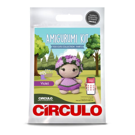 Circulo Violet Amigurumi Kit, a highlight of the Too Cute Collection.