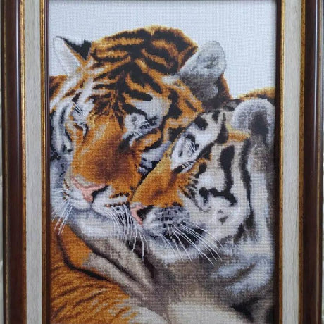 Charivna Mit NICE COUPLE Cross-Stitch Kit with Aida fabric