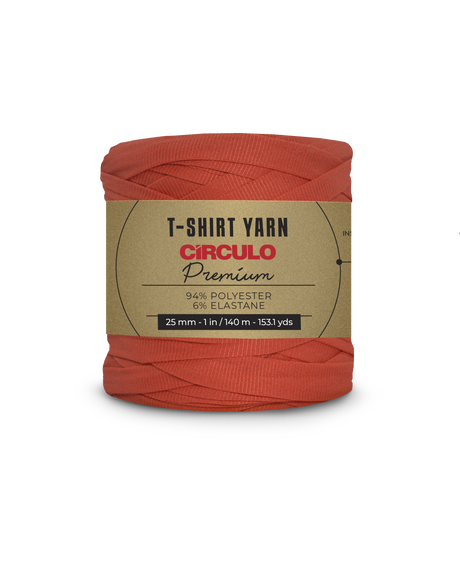 Circulo Premium T-shirt Yarn for Crocheting and Knitting, Bulk Yarn 140m/270g