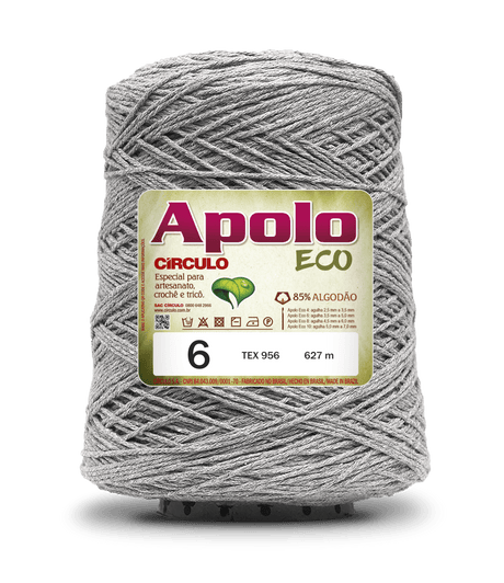 Apolo Eco 4/6 Cotton Cord Yarn – Ideal for Crochet Bags & Home Decor (600g) - Leo Hobby