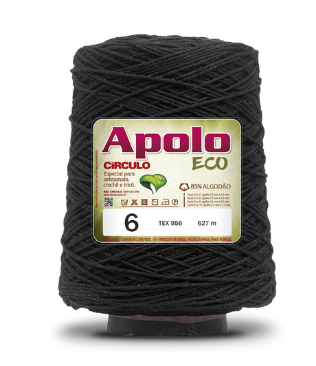 Apolo Eco 4/6 Cotton Cord Yarn – Ideal for Crochet Bags & Home Decor (600g) - Leo Hobby