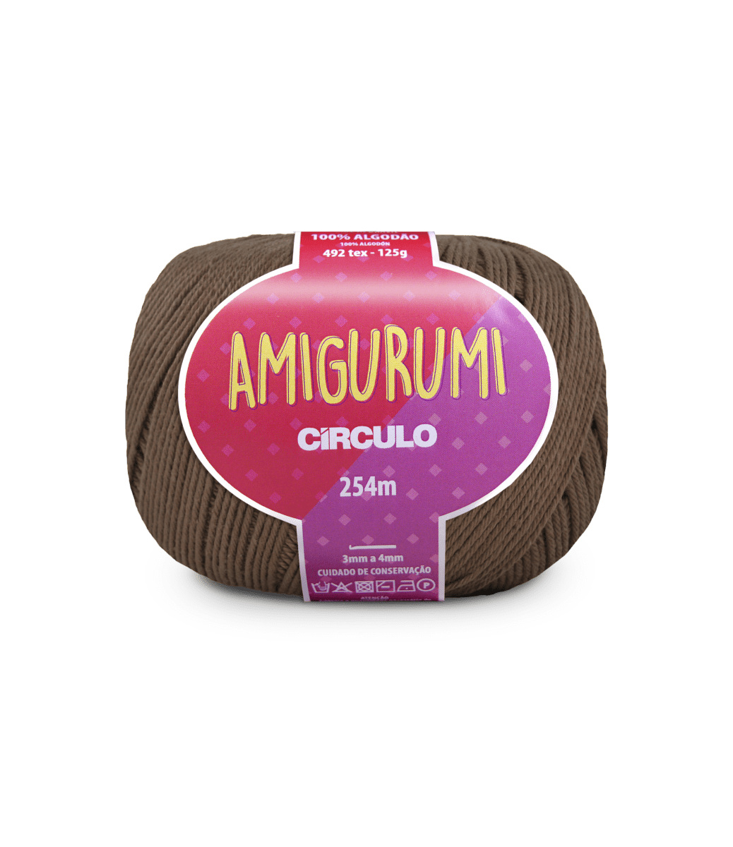 Circulo Amigurumi (EXP) 100% Cotton Yarn for Crochet and Knitting, 254m/125g - Leo Hobby