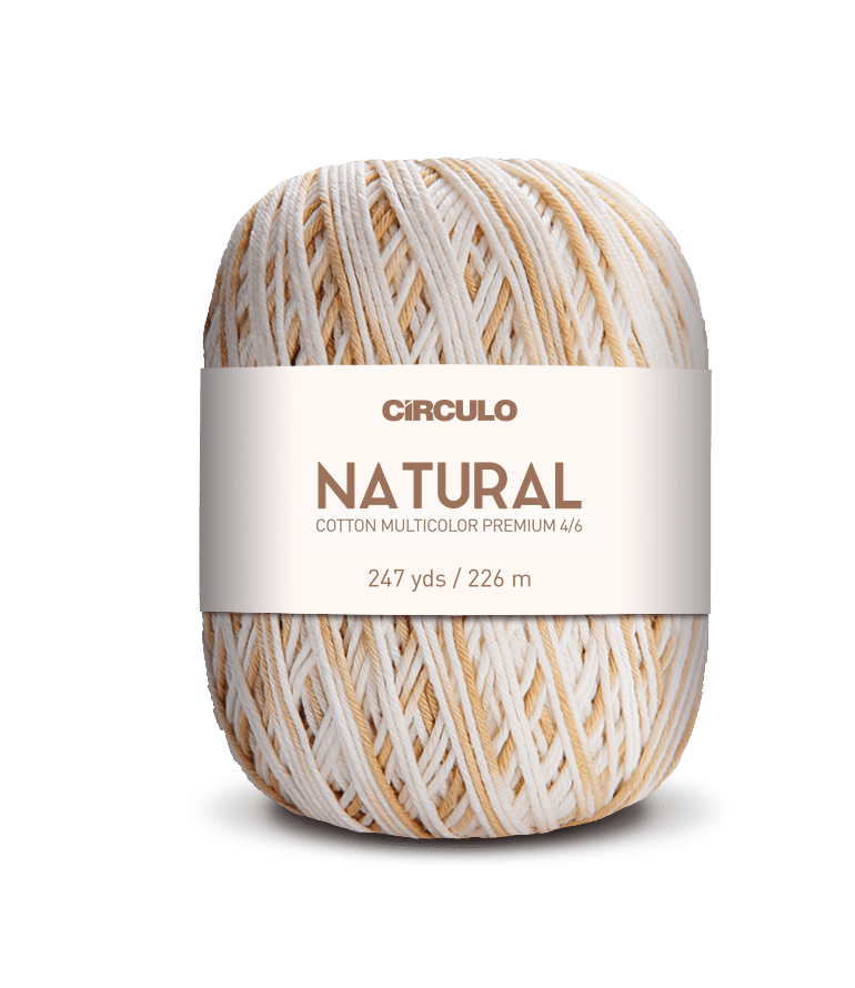 Circulo Barroco Multicolor Premium 4/6, 100% Cotton Yarn for Crochet and Knitting, 226m/200g - Leo Hobby Marketplace