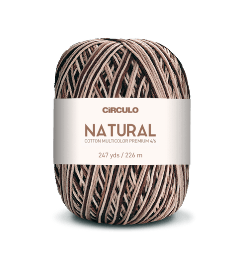 Circulo Barroco Multicolor Premium 4/6, 100% Cotton Yarn for Crochet and Knitting, 226m/200g - Leo Hobby Marketplace