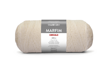 Círculo Marfim - Soft Gradient Yarn with Cashmere Touch (200g) - Leo Hobby