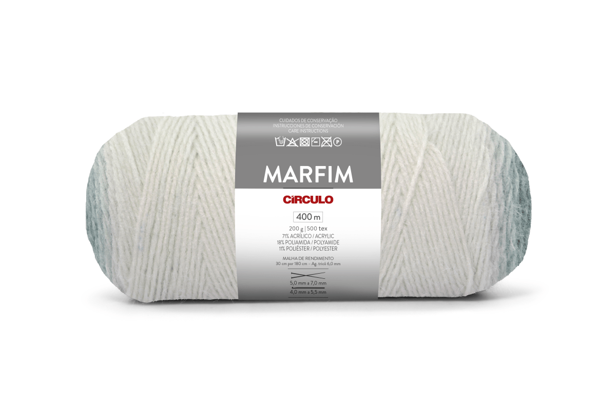 Círculo Marfim - Soft Gradient Yarn with Cashmere Touch (200g) - Leo Hobby