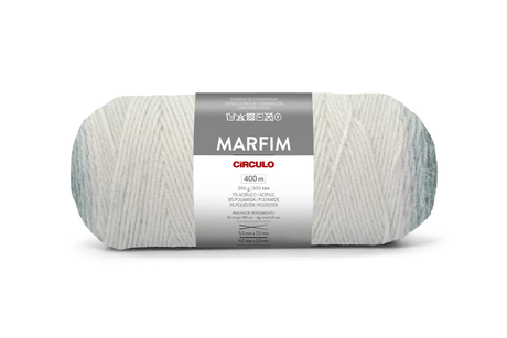 Círculo Marfim - Soft Gradient Yarn with Cashmere Touch (200g) - Leo Hobby