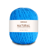 Circulo Natural Cotton Maxcolor (Barroco) 4/6 100% Cotton Yarn for Crochet and Knitting, 226m/200g - Leo Hobby