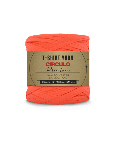 Circulo Premium T-shirt Yarn for Crocheting and Knitting, Bulk Yarn 140m/270g - Leo Hobby