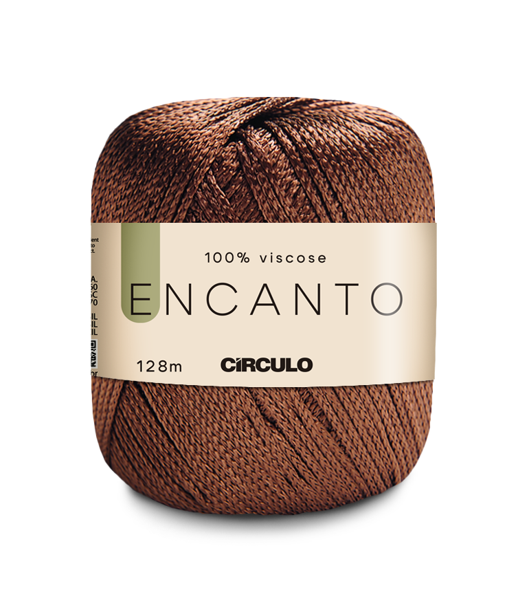 Circulo Encanto 100% Viscose Yarn for Crochet and Knitting, 128m/100g Luxurious Shine & Versatility