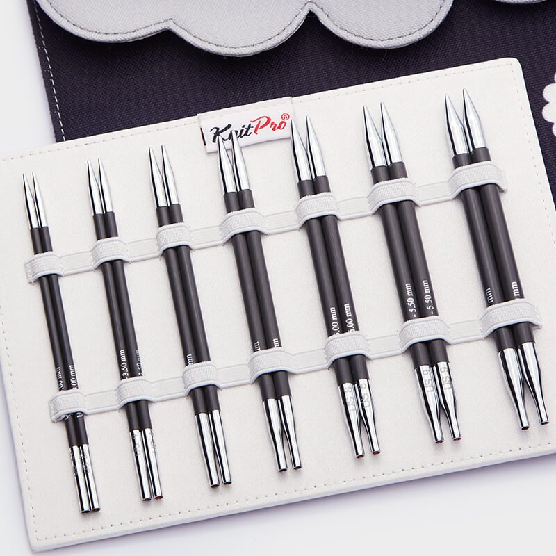Karbonz Deluxe Interchangeable Needles by KnitPro.