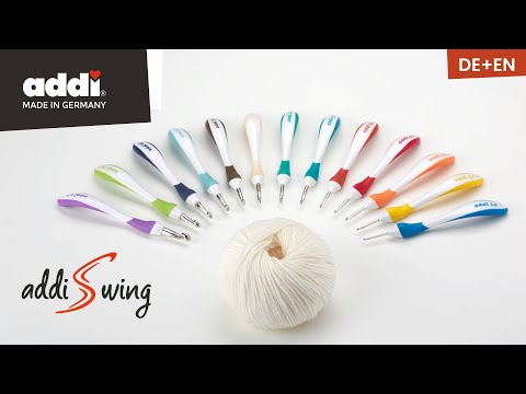 addi Swing Crochet Hook 140-2, addi Maxi Swing Wool Crochet Hook 141-2 - Ergonomic & Relaxing