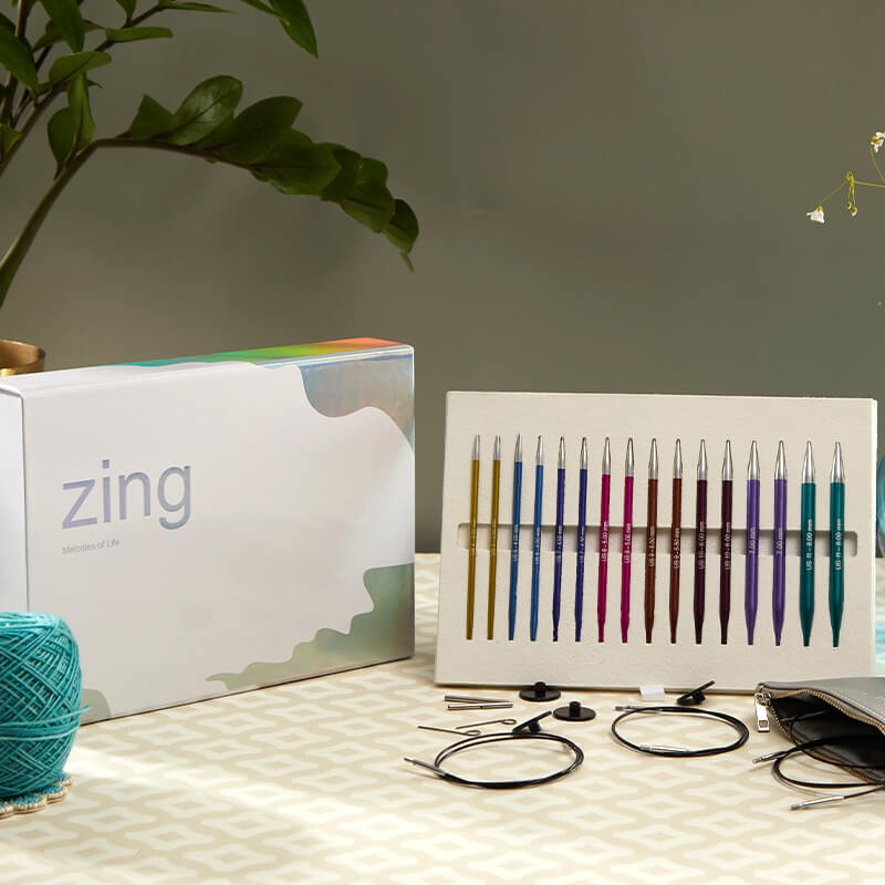 KnitPro Zing Needles, Melodies of Life Set