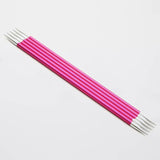 Aluminium Zing Needles by KnitPro – bold and smooth for knitting.