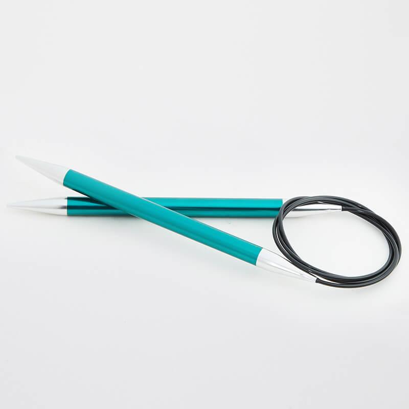 KnitPro Zing Circular Needles with vibrant colors